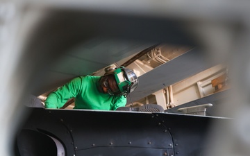 USS William P. Lawrence conducts routine operations as part of the Carl Vinson Carrier Strike Group