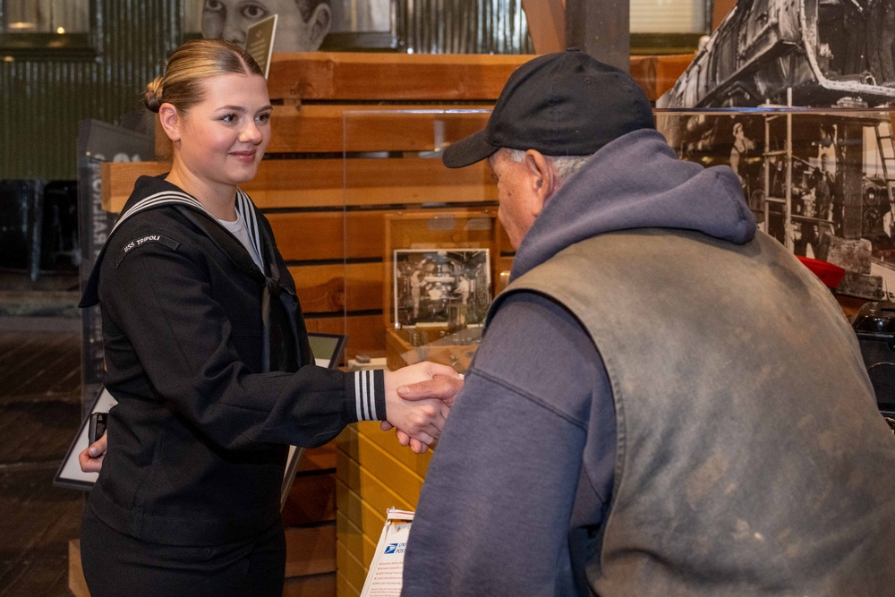 Recruits visit the California State Railroad Museum