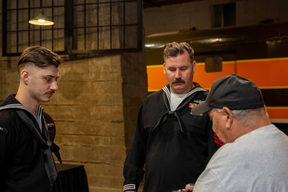 Recruits visit the California State Railroad Museum