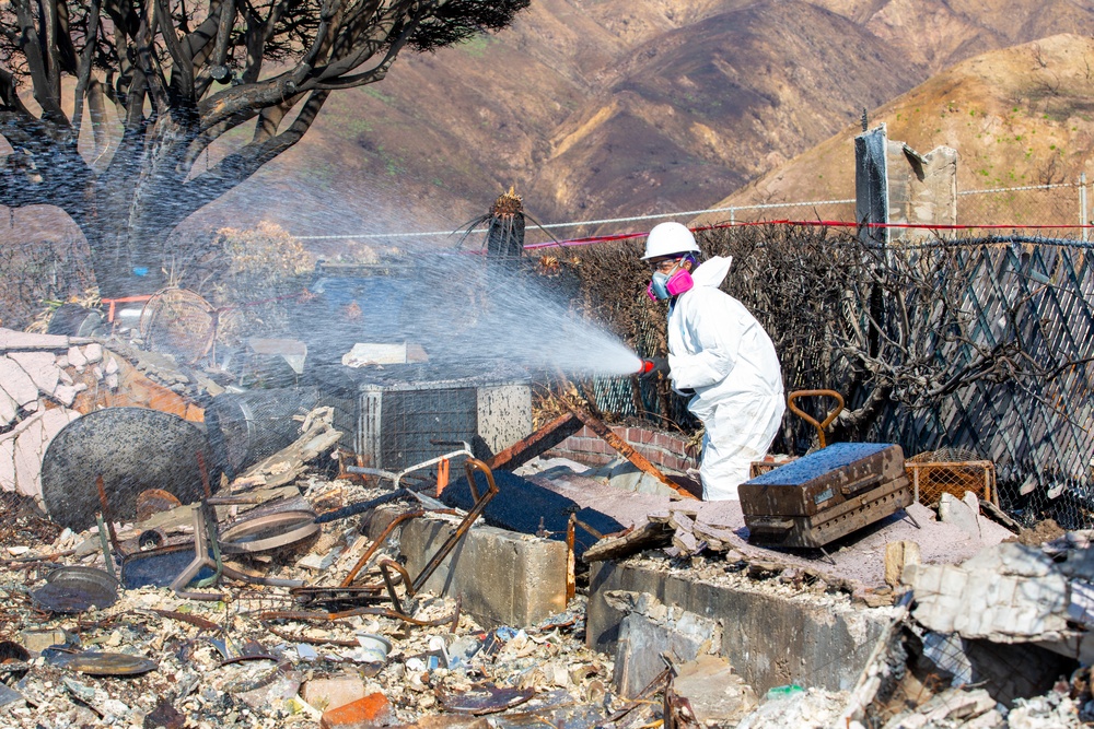 Dust Control Measures in Wildfire Cleanup