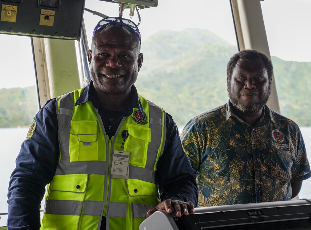 U.S. Coast Guard and Papua New Guinea shipriders conduct bilateral boardings