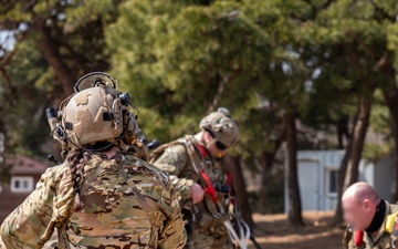 7th Special Forces Group (Airborne) and Republic of Korea Special Warfare Command Soldiers participate in Military Free Fall training during Freedom Shield 25