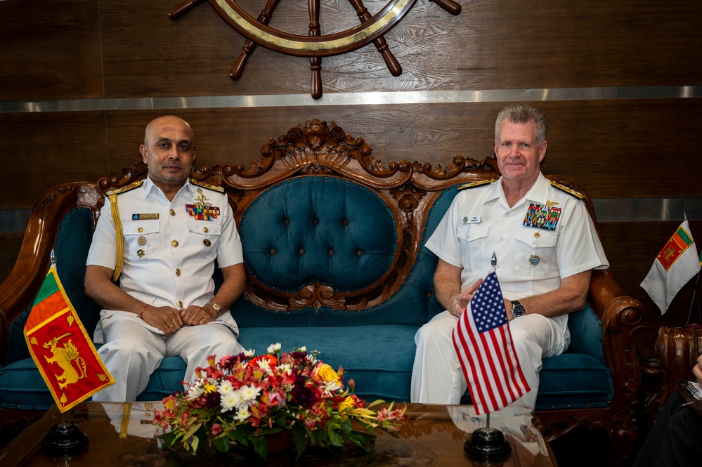 U.S. Indo-Pacific Commander Travels to Sri Lanka