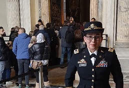 U.S. service members, police visit Rome for Jubilee