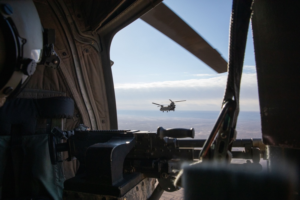 Dutch Forces Conduct Aerial Movement in Iraq
