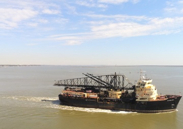 Dredge McFarland Urgent Dredging Mission in North Carolina