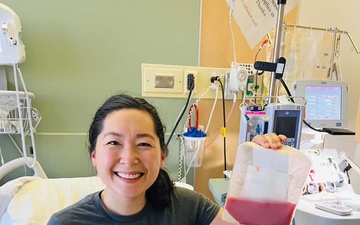 Service in her Bones: Oregon Guardsman Saves Life Through Bone Marrow Donation Program