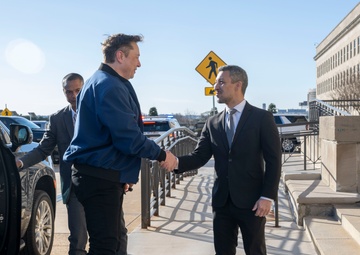 SD Hegseth Hosts Elon Musk at Pentagon
