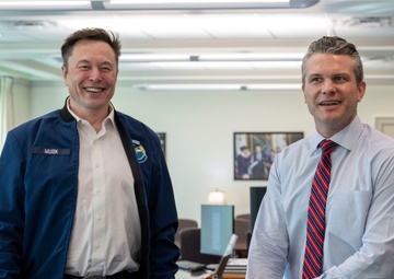 SD Hegseth Hosts Elon Musk at Pentagon