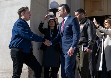 SD Hegseth Hosts Elon Musk at Pentagon