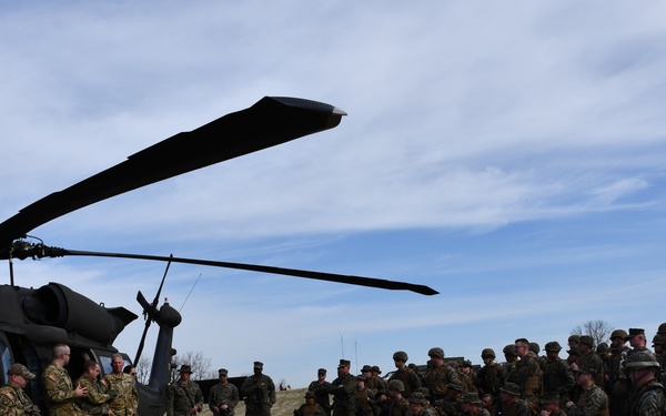 Marines refine communication techniques with Indiana National Guard soldiers