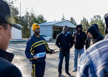 500 JFK Sailors Support Suffolk Clean Up Day