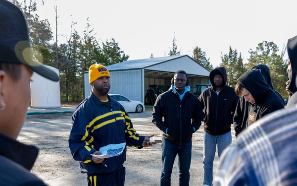 500 JFK Sailors Support Suffolk Clean Up Day