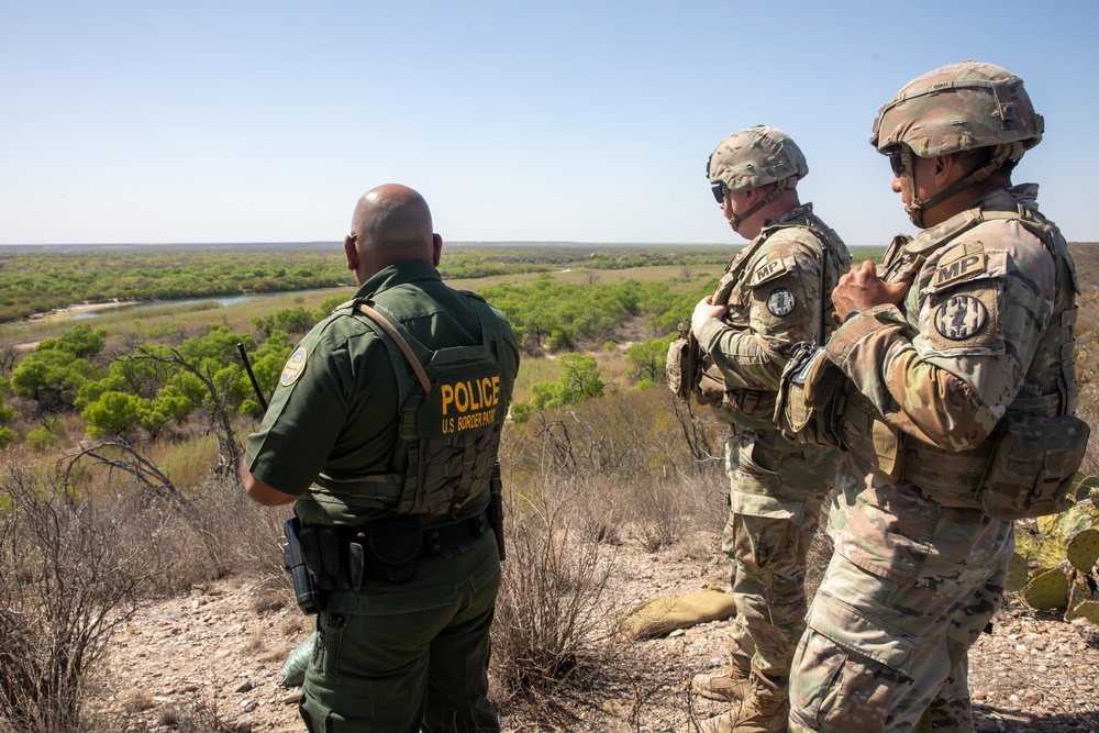 977th Military Police Company supports the southern border mission