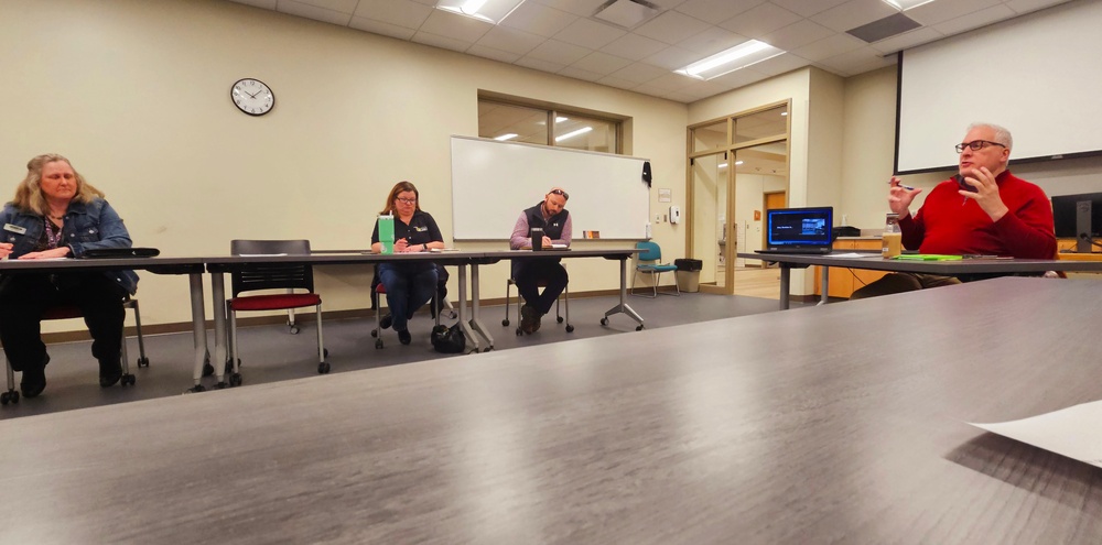 Fort McCoy team members attend March 2025 workforce collaborative meeting with local leaders