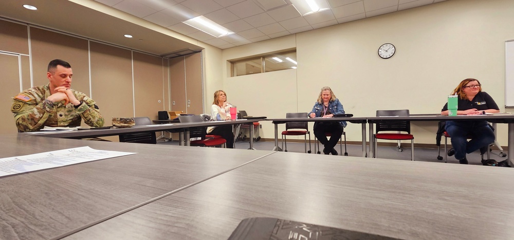 Fort McCoy team members attend March 2025 workforce collaborative meeting with local leaders