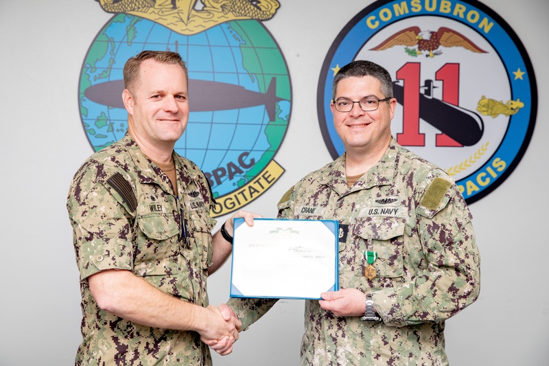 Commander, Submarine Squadron 11 Awards-At-Quarters