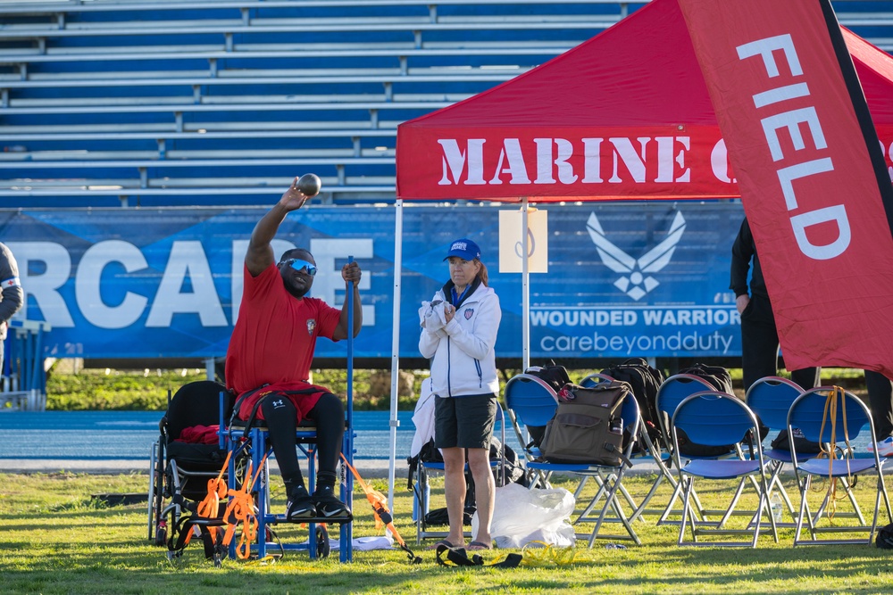 Marine Shotput Throw