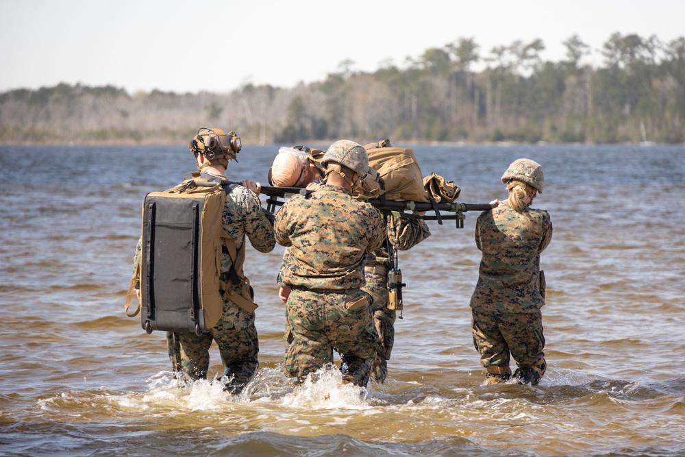 2nd Medical Battalion CERTEX | Boat Resupply and Medical Transport