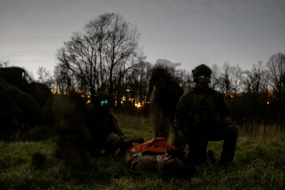 Recon Marines and MARSOC conduct raid training during RUT