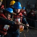 USS Carl Vinson (CVN 70) Conducts Replenishment-at-Sea with the USNS Charles Drew (T-AKE 10)