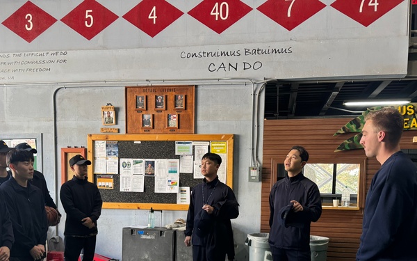 Physical Training with Republic of Korea Navy Seabees