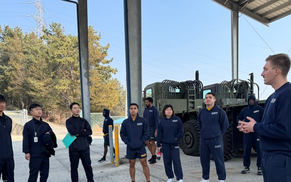 Physical Training with Republic of Korea Navy Seabees
