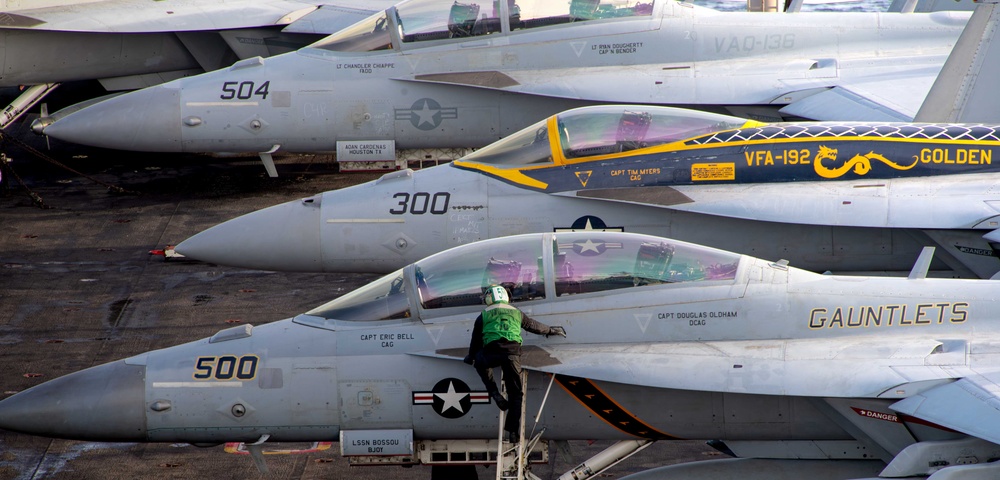 USS Carl Vinson (CVN 70) Conducts Routine Operations in the Sea of Japan
