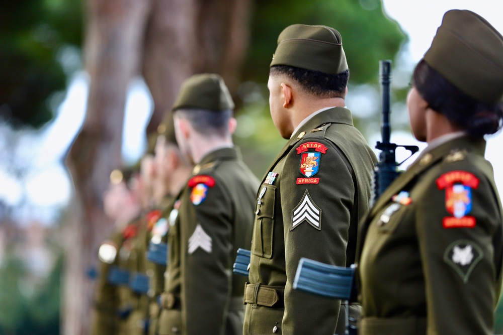 81st Allied Forces landing ceremony at Sicily-Rome American Cemetery honors fallen service members