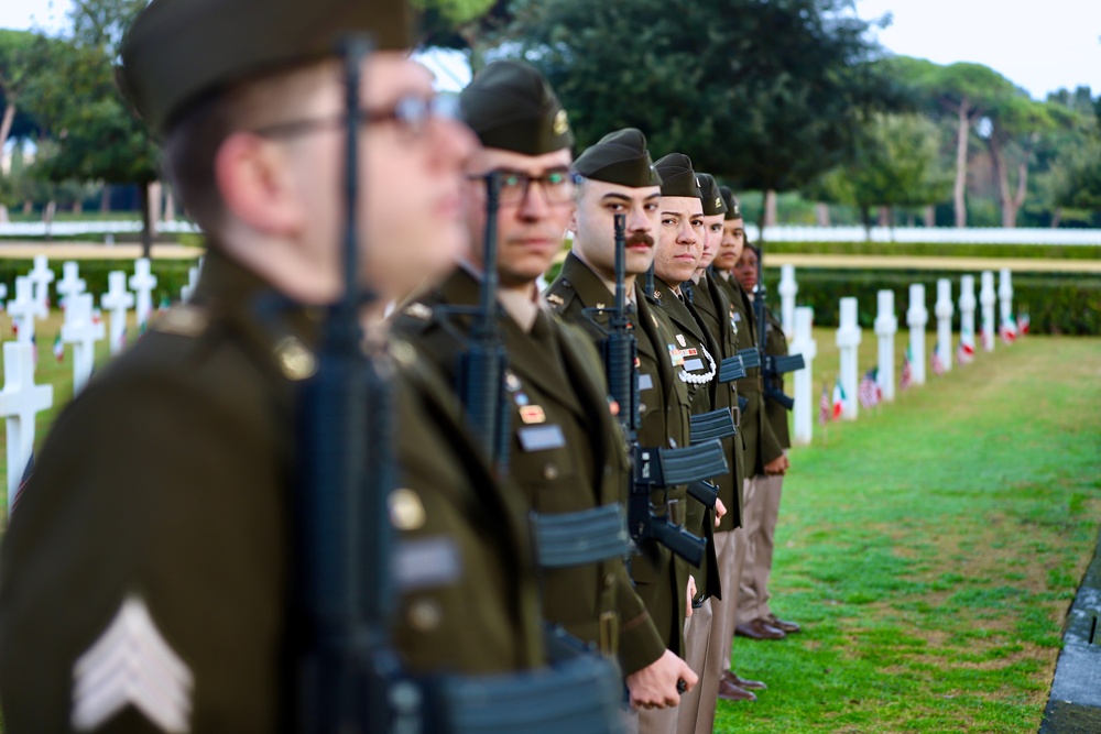 81st Allied Forces landing ceremony at Sicily-Rome American Cemetery honors fallen service members