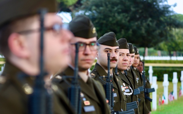 81st Allied Forces landing ceremony at Sicily-Rome American Cemetery honors fallen service members
