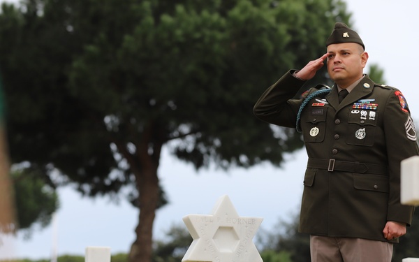 81st Allied Forces landing ceremony at Sicily-Rome American Cemetery honors fallen service members