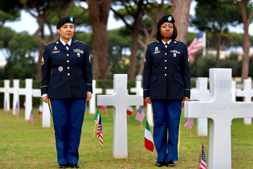 81st Allied Forces landing ceremony at Sicily-Rome American Cemetery honors fallen service members