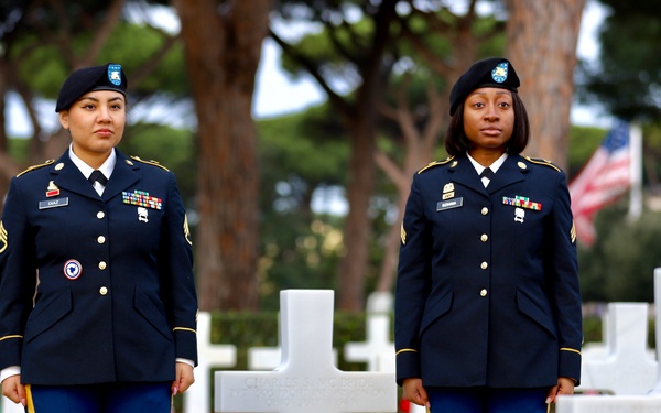 81st Allied Forces landing ceremony at Sicily-Rome American Cemetery honors fallen service members