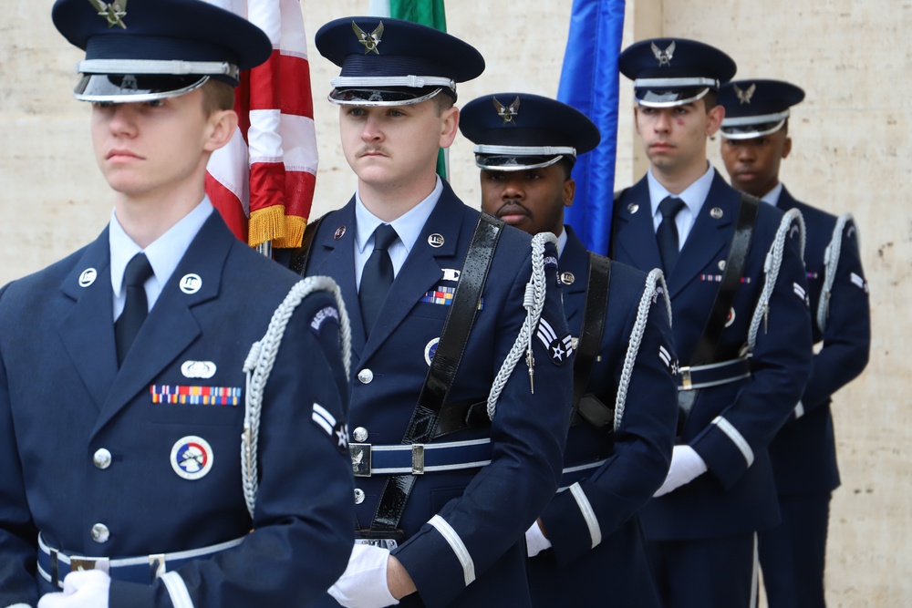 81st Allied Forces landing ceremony at Sicily-Rome American Cemetery honors fallen service members