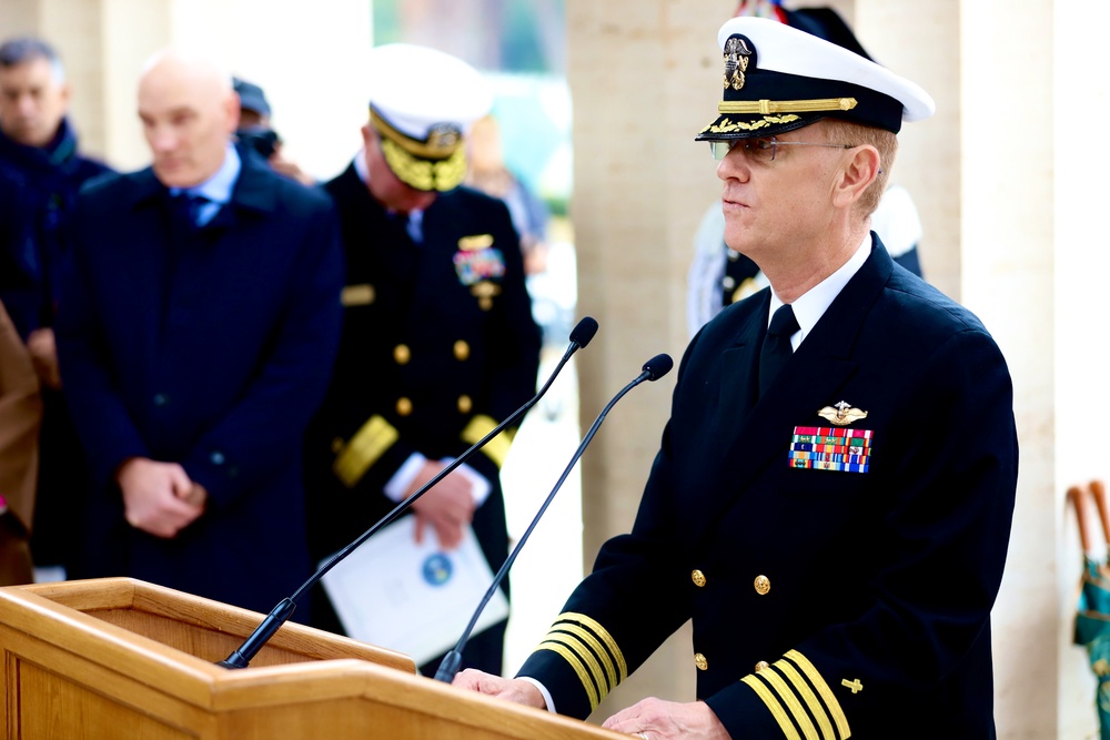 81st Allied Forces landing ceremony at Sicily-Rome American Cemetery honors fallen service members