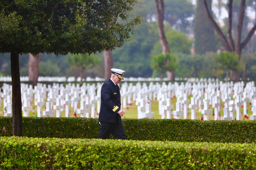 81st Allied Forces landing ceremony at Sicily-Rome American Cemetery honors fallen service members