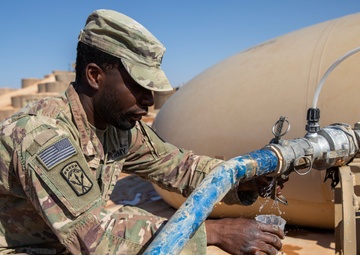Testing Water Quality for Safety at Al-Tanf Garrison, Syria