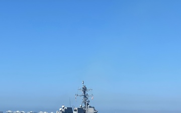 USS Spruance departs in support of U.S. Northern Command