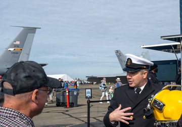 Sailors attend the California Capital Airshow