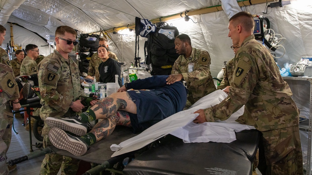 Coalition Forces Conduct Simulated MASCAL