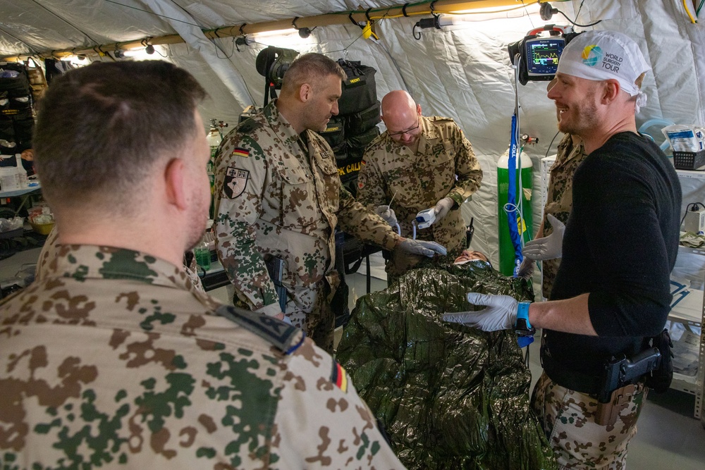 Coalition Forces Conduct Simulated MASCAL