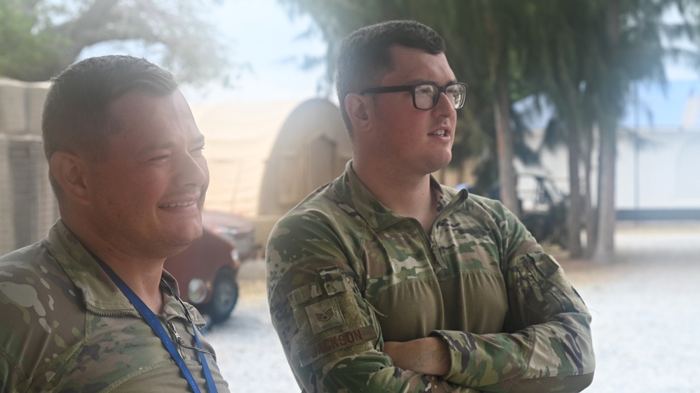 Faith on the Frontlines: Chaplain, Airman Build Community at Camp Simba