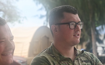 Faith on the Frontlines: Chaplain, Airman Build Community at Camp Simba