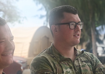 Faith on the Frontlines: Chaplain, Airman Build Community at Camp Simba