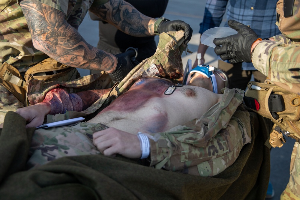 Medical Soldiers Conduct Simulated MASCAL
