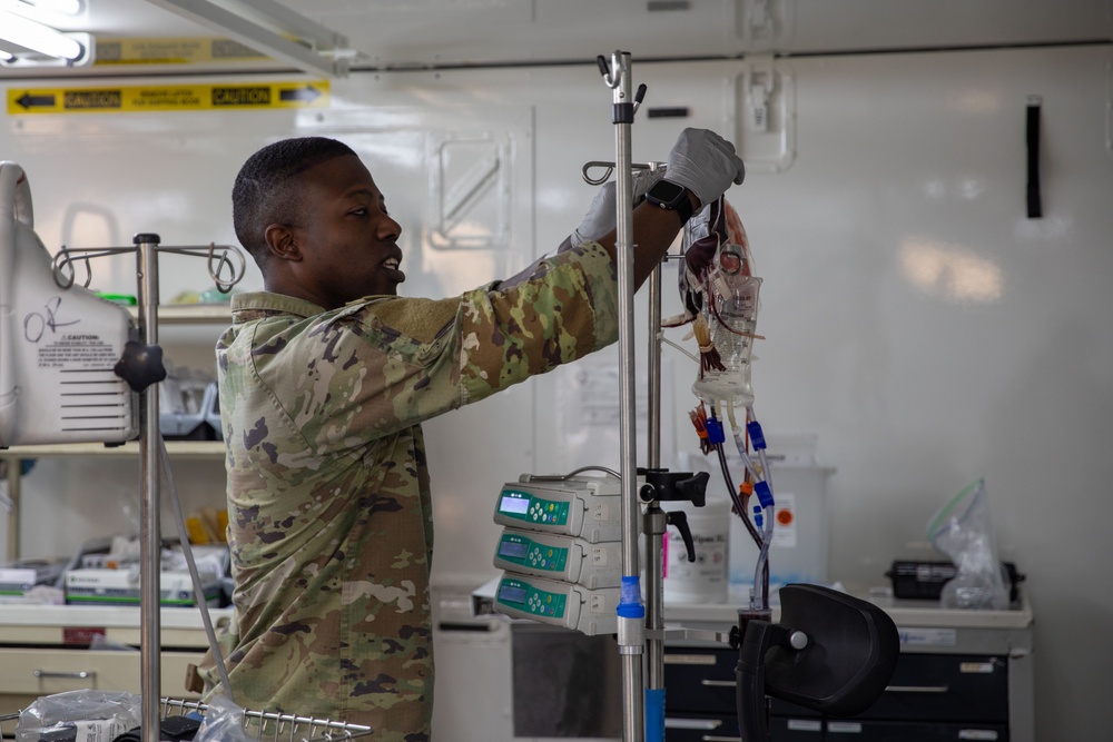 Medical Soldiers Conduct Simulated MASCAL
