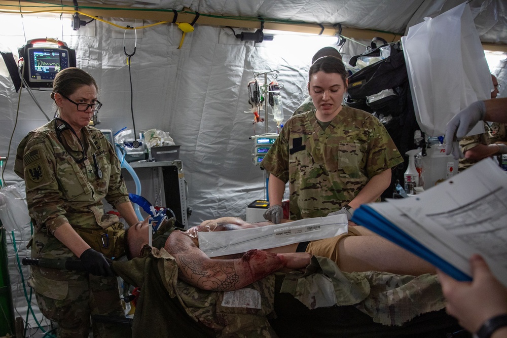 Medical Soldiers Conduct Simulated MASCAL