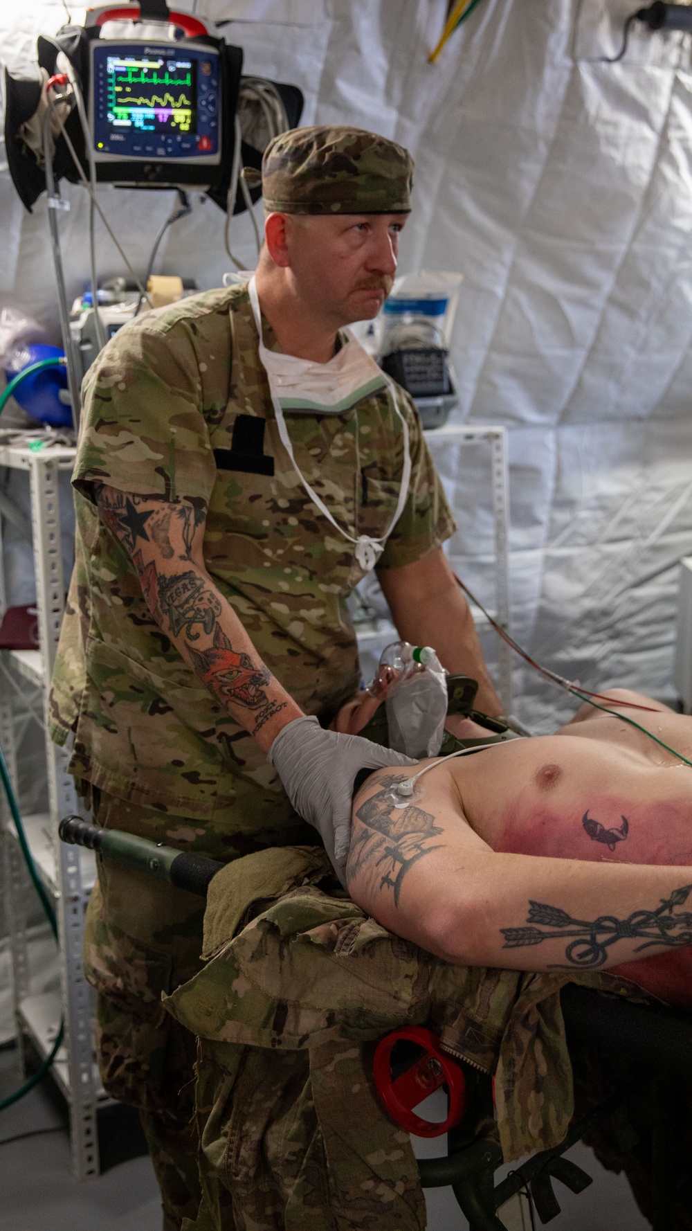 Medical Soldiers Conduct Simulated MASCAL