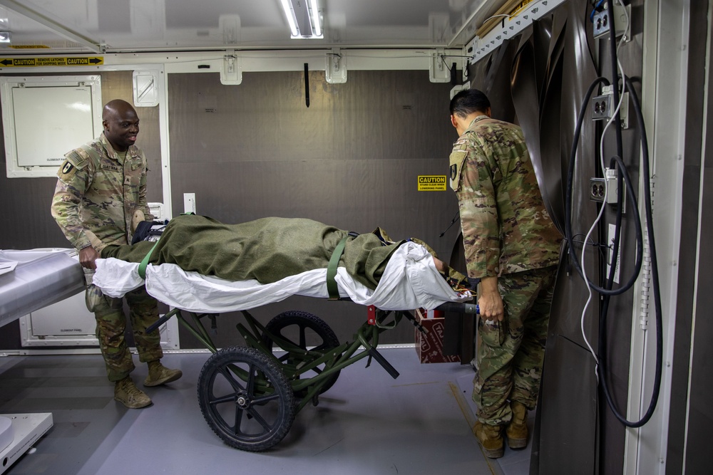 Medical Soldiers Conduct Simulated MASCAL